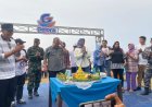 Polsek Rhee Sukses Amankan Penutupan Gelora Boat Race 2025 di Pantai Gelora