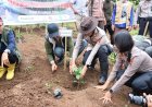 Wujud Sinergitas, Kapolres dan Bupati Sumbawa Tanam Seribu Arabika demi Kelestarian Batulanteh